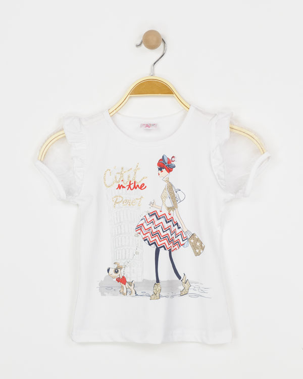 Picture of PB21203 GIRLS FANCY HIGH QUALITY COTTON TOP